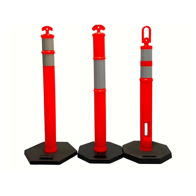 Poteau de délimitation flexible et ergonomique T-TOP portable