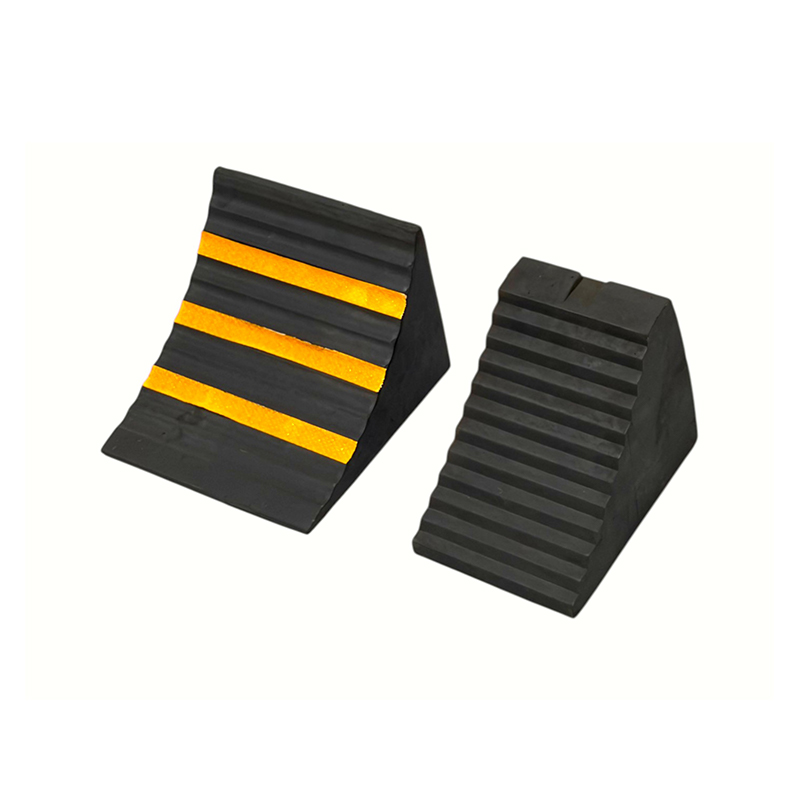 Butées de roue en caoutchouc portables (avec cordon de traction en nylon haute résistance)