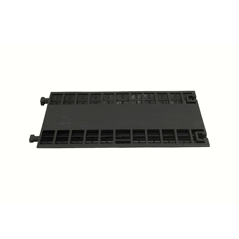 Base en caoutchouc à haute capacité de charge, couvercle rabattable en Pvc, protecteur de câble robuste à 5 canaux
