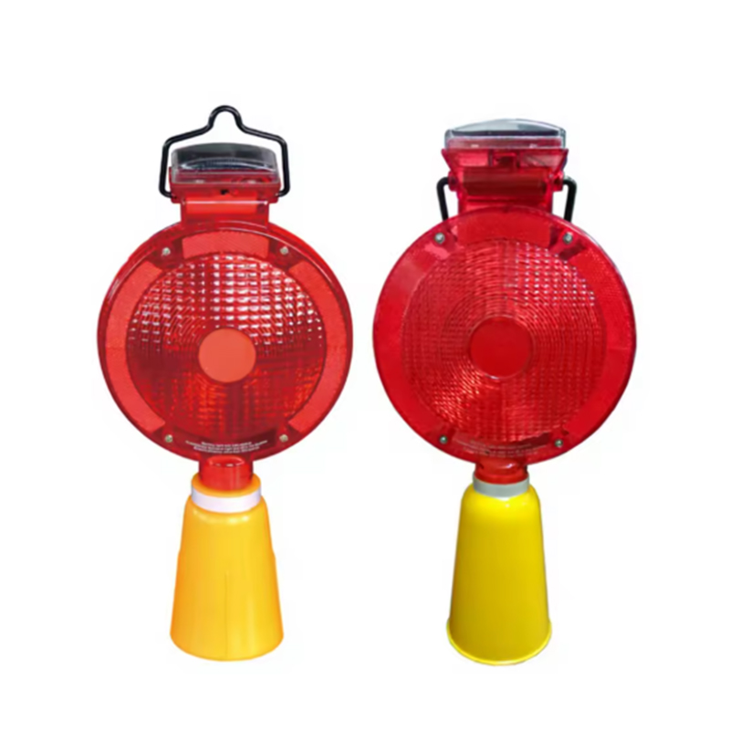Cônes de circulation LED à énergie solaire et feux d'avertissement photosensibles à détection automatique, résistants aux intempéries Cônes de circulation LED à énergie solaire et feux d'avertissement photosensibles à détection automatique, résistants aux intempéries