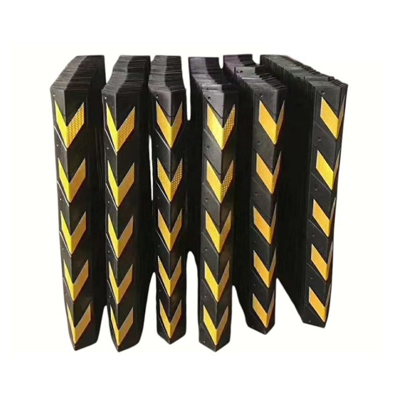Protections d'angle en caoutchouc industrielles réfléchissantes, robustes, à angle droit de 90 degrés