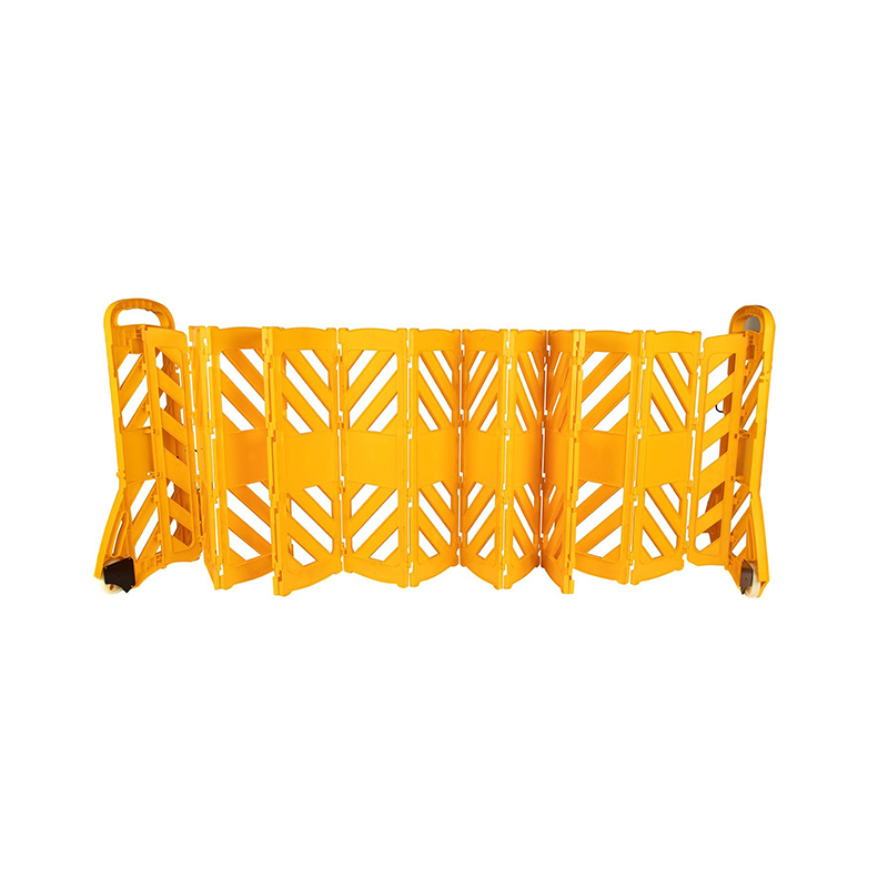 Garde-corps de sécurité extensible extra-long, robuste, haute résilience, avec roulettes Garde-corps de sécurité extensible extra-long, robuste, haute résilience, avec roulettes