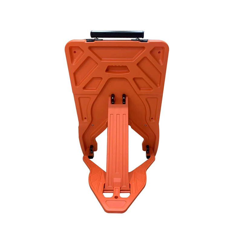 Panneau de signalisation extensible carré en plastique HDPE portable avec clips à changement rapide