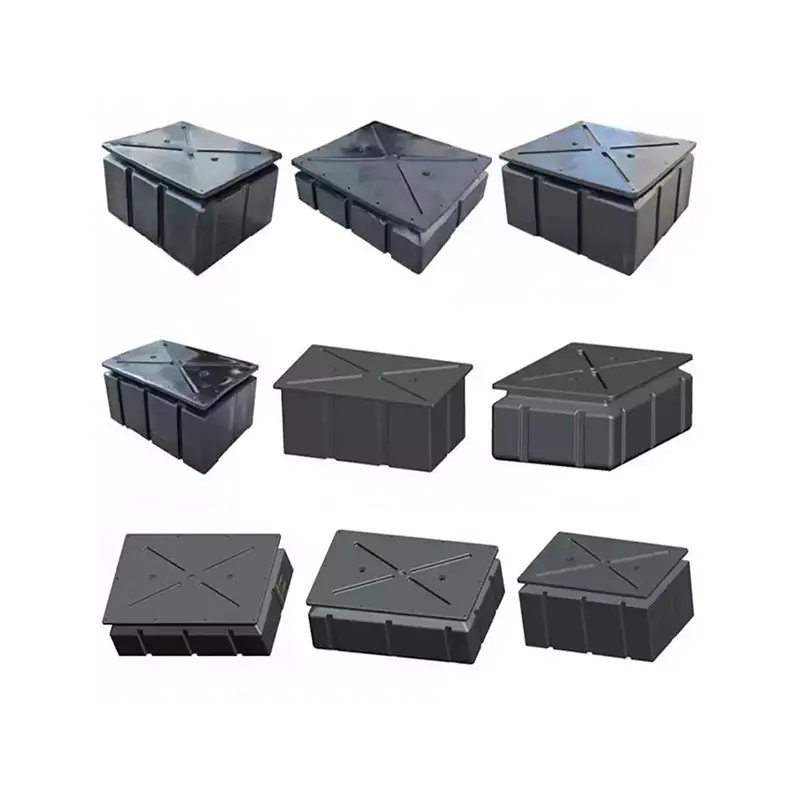 Tambour flottant en PE rotomoulé
