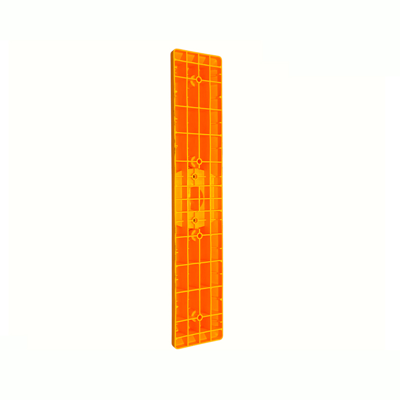 Poteau de délimitation flexible modulaire avec bordure de séparation de voie de circulation