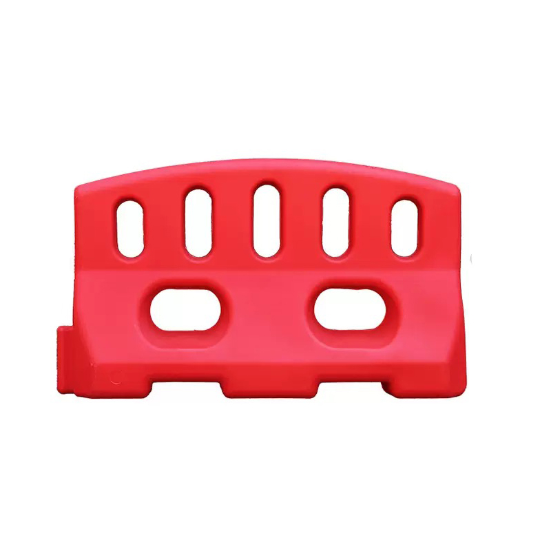 Barrière de circulation en plastique remplie d'eau moulée par soufflage