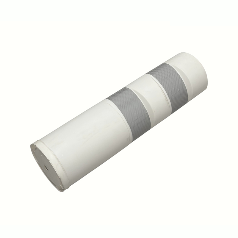 Poteau d'avertissement de sécurité en plastique avec bandes réfléchissantes