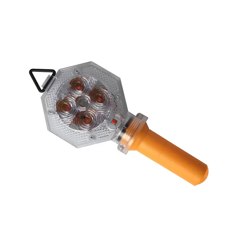 Feux d'avertissement de barricade de circulation à LED compacts