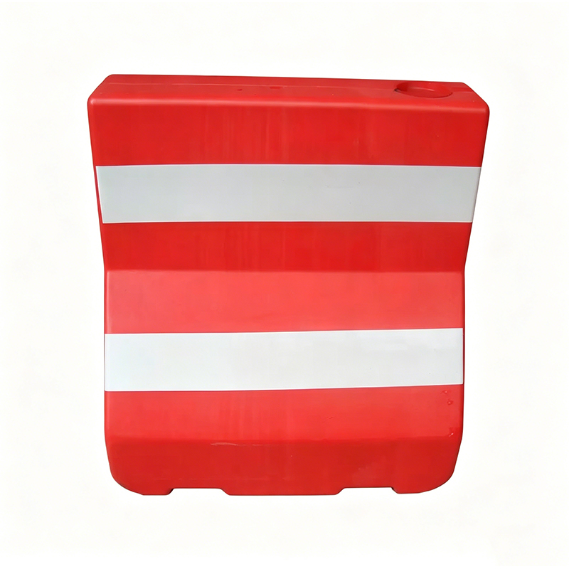 Barrière de circulation en plastique remplie d'eau moulée par soufflage