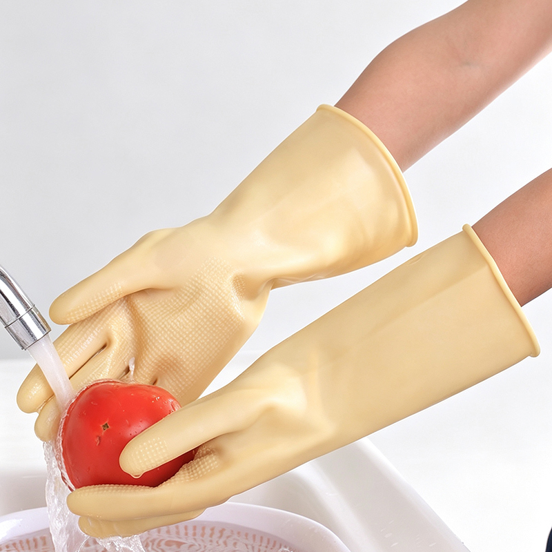 Gants en caoutchouc latex résistants aux acides et aux alcalis