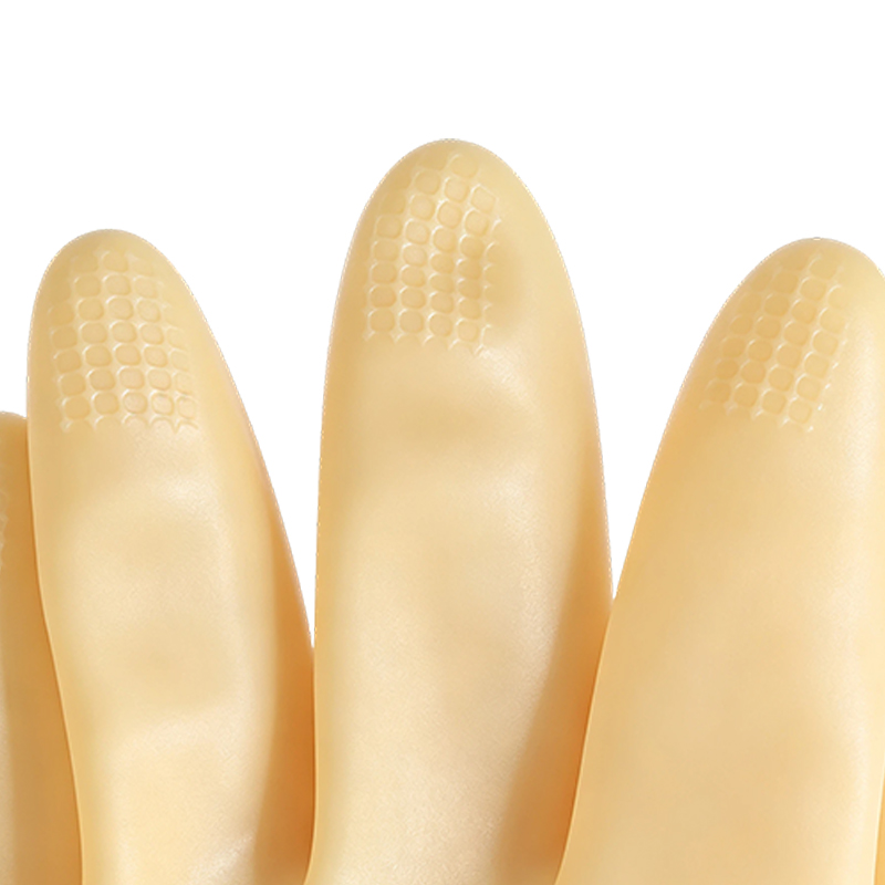 Gants en caoutchouc latex résistants aux acides et aux alcalis