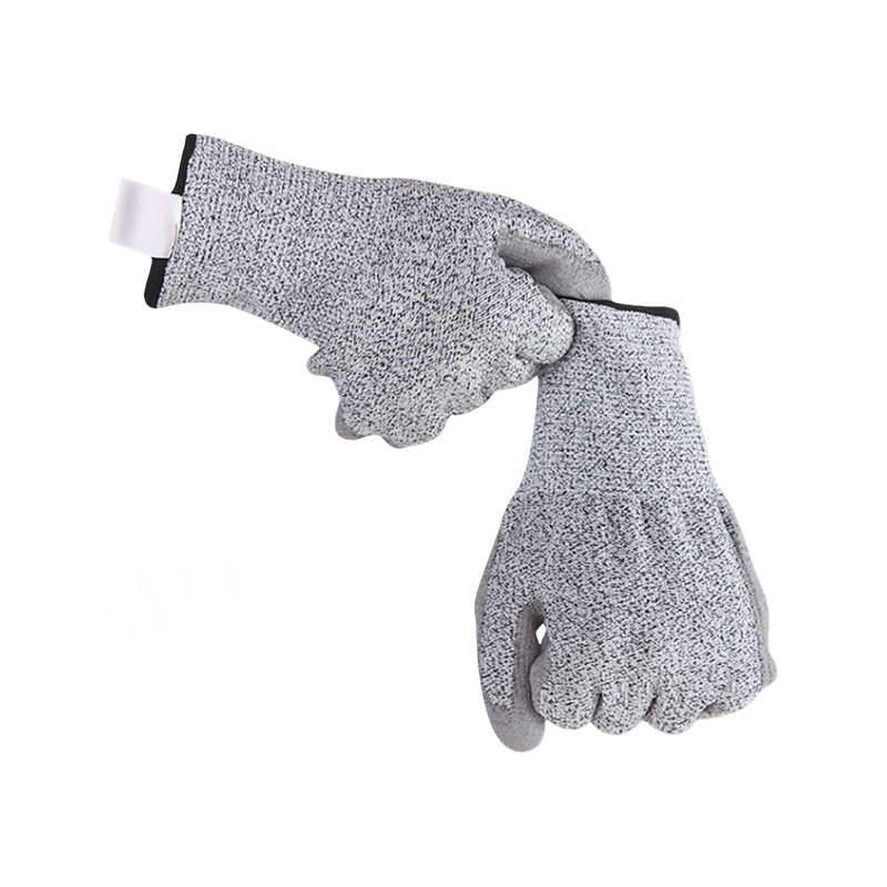 Gants en PU trempés anti-coupure