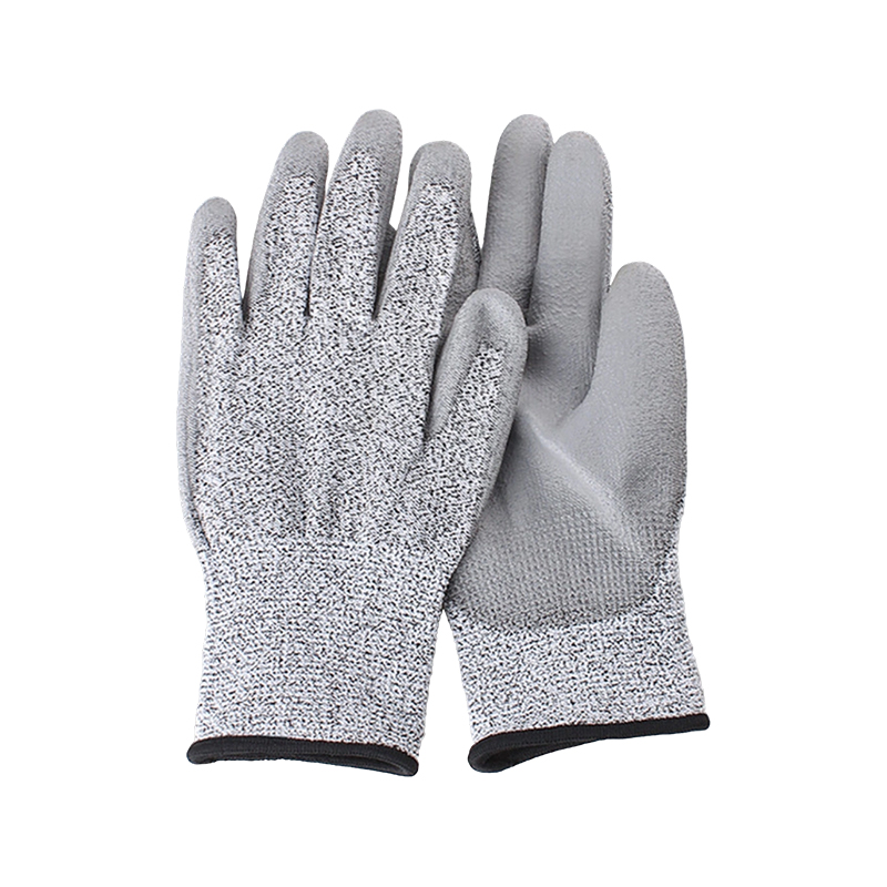 Gants en PU trempés anti-coupure