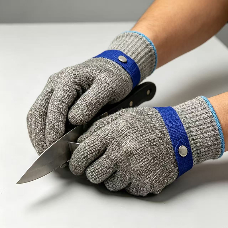 Gants de sécurité antibactériens anti-coupure en fil d'acier inoxydable 316
