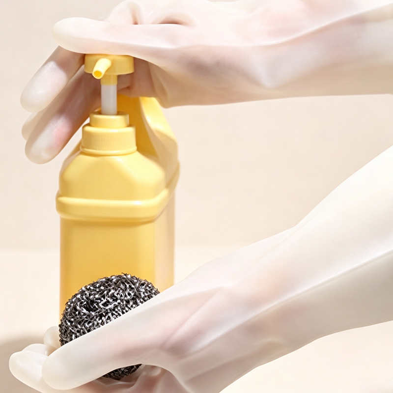 Gants en nitrile épais et sûrs de qualité alimentaire