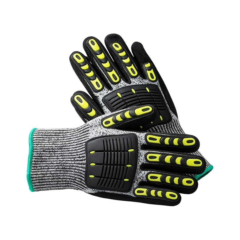 Gants de travail givrés anti-collision robustes