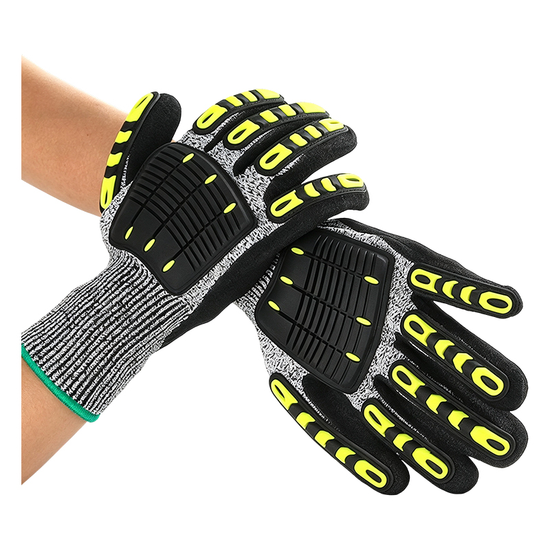 Gants de travail givrés anti-collision robustes