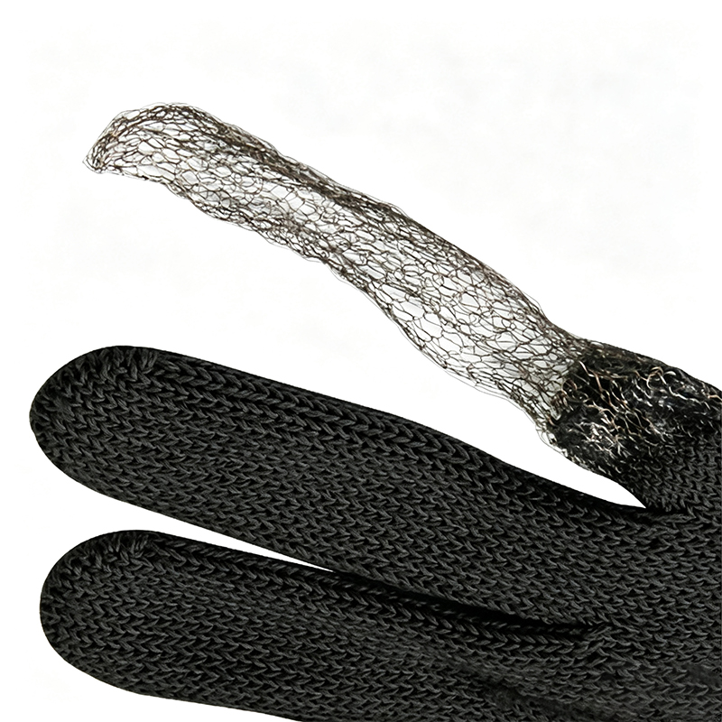 Gants de sécurité anti-coupure en treillis métallique en acier inoxydable