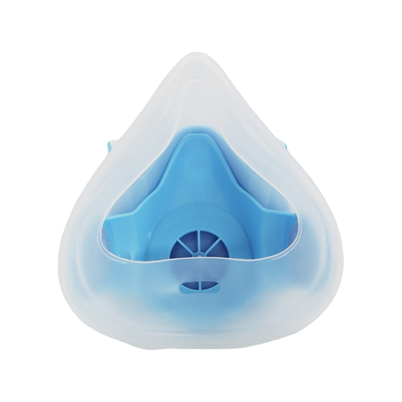 Masque à gaz en silicone à double filtre
