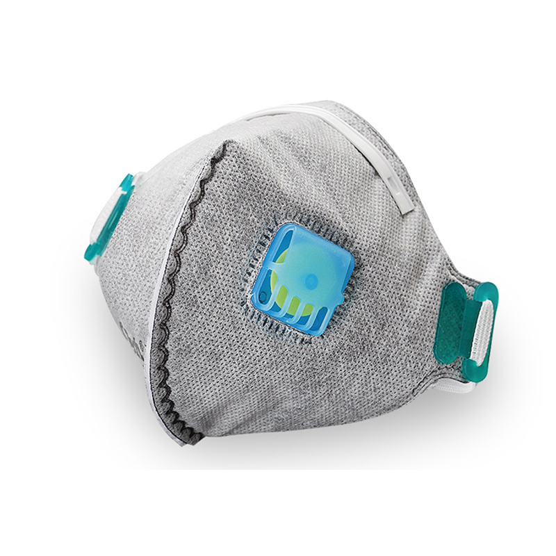 Masque en tissu non tissé à poussière de charbon actif KN95