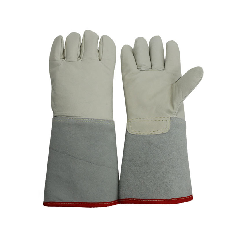 -150°C gants cryo avec peau de vache