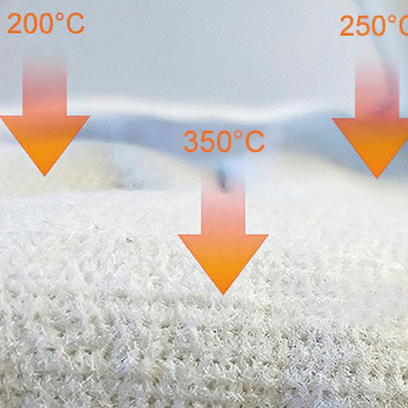 Gants de sécurité résistants à la chaleur du papier d'aluminium 350°C