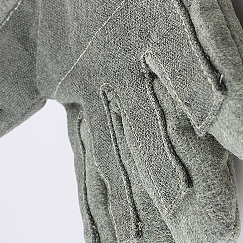 Gants en fibre de carbone aramide résistant aux hautes températures 500°C