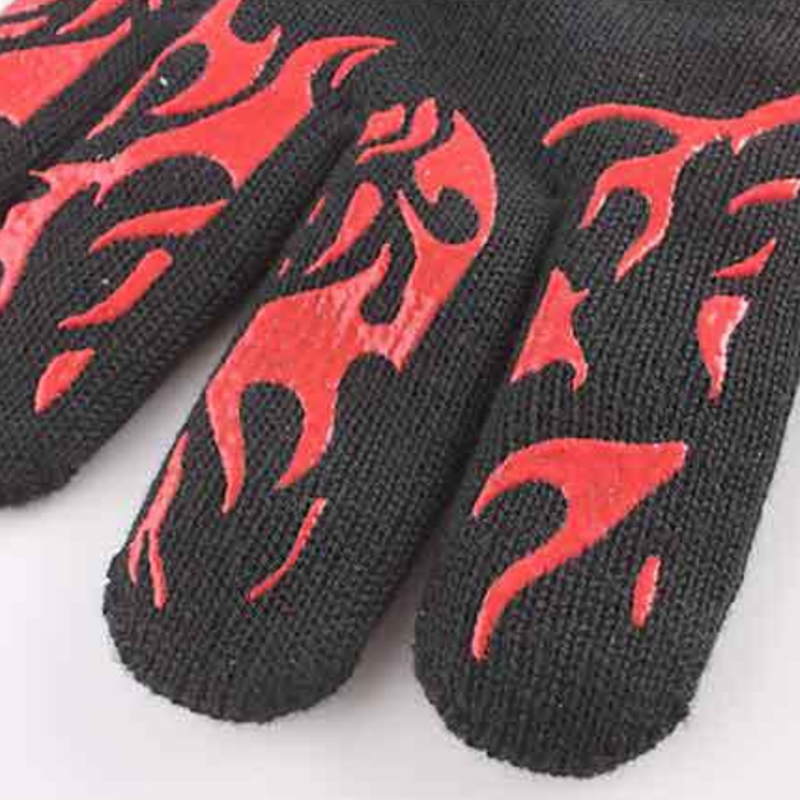 Gants de barbecue en silicone résistant à la chaleur