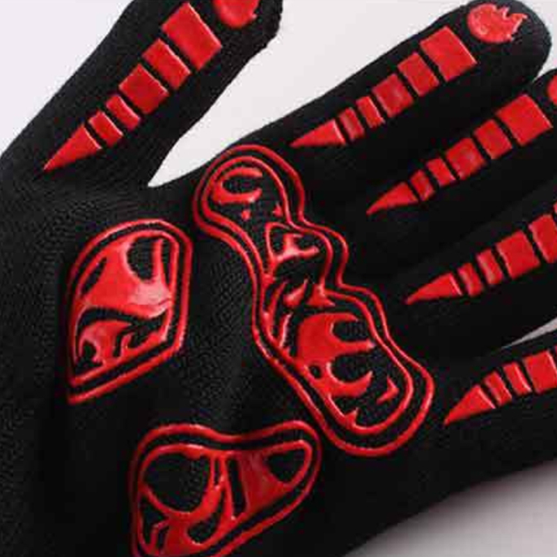 Gants de barbecue en silicone résistant à la chaleur