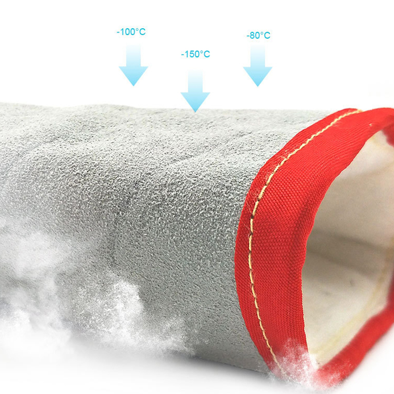 -150°C gants cryo avec peau de vache