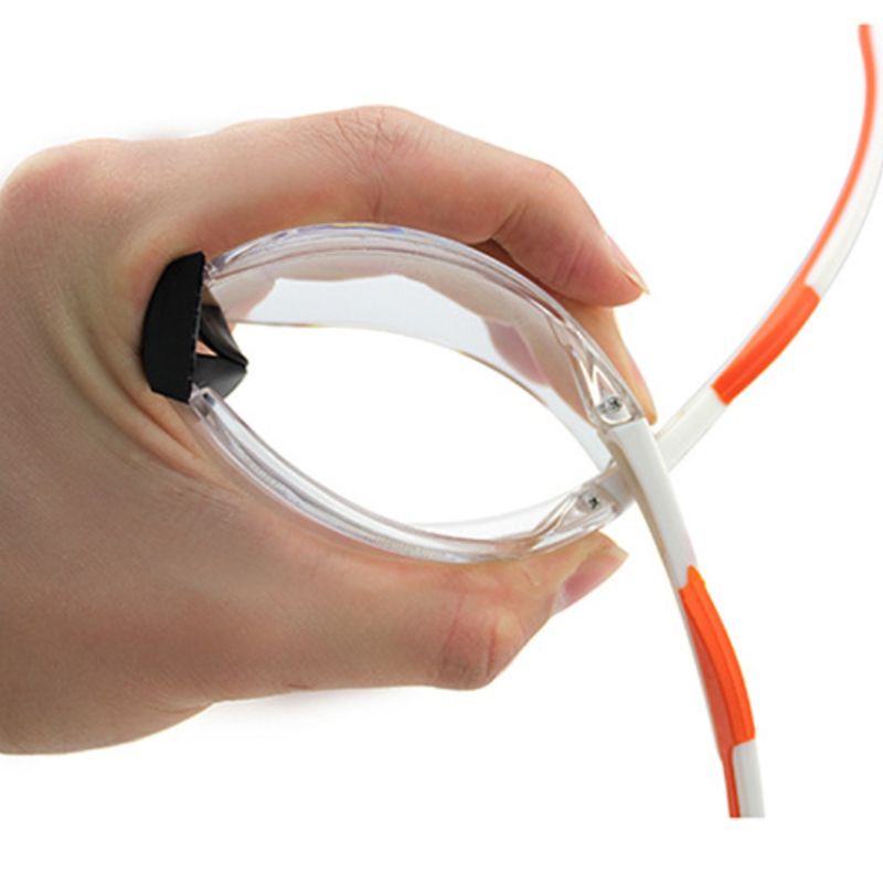 Lunettes de sécurité antibuée sportives à ailes extensibles