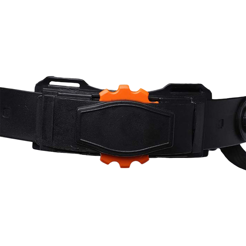 Casque de sécurité industriel bicolore avec bord transparent