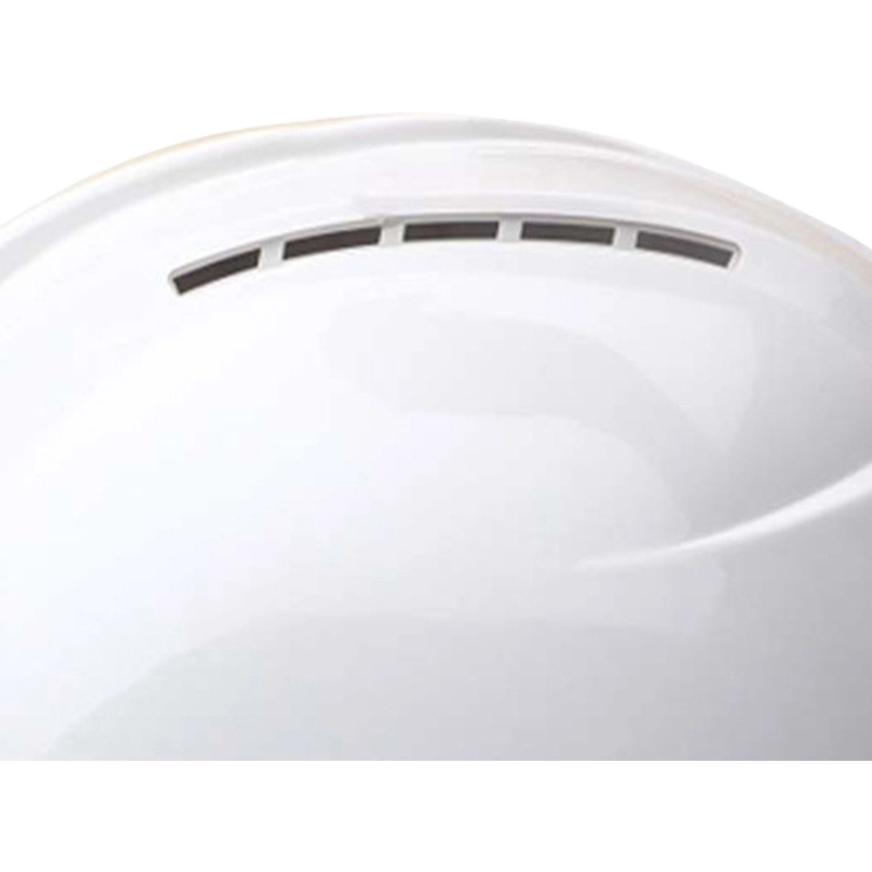 Casque de sécurité industriel bicolore avec bord transparent