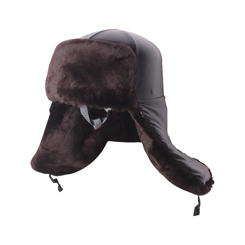 Casque de sécurité résistant au froid avec doublure en véritable laine et cachemire
