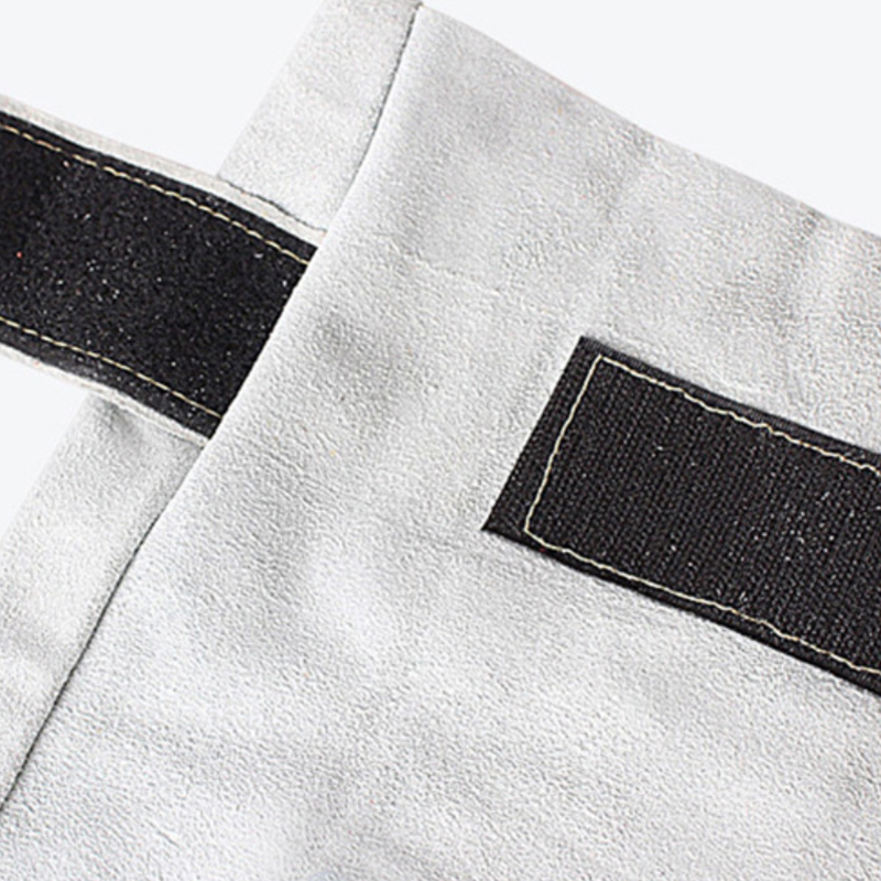 Manchons de soudage en cuir de vachette cousu en Kevlar