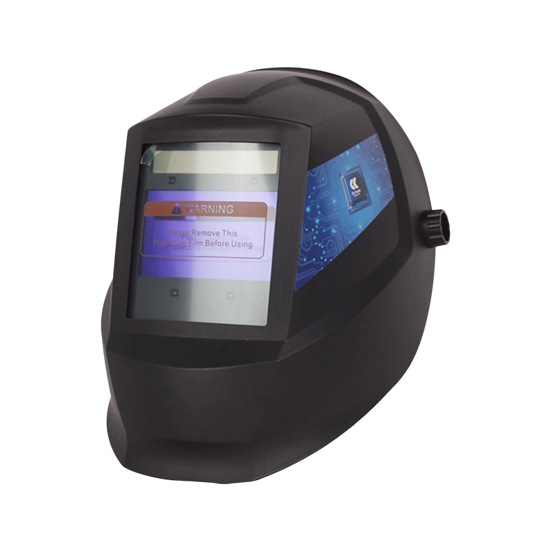 Casque de soudage à obscurcissement automatique True Color à grande fenêtre