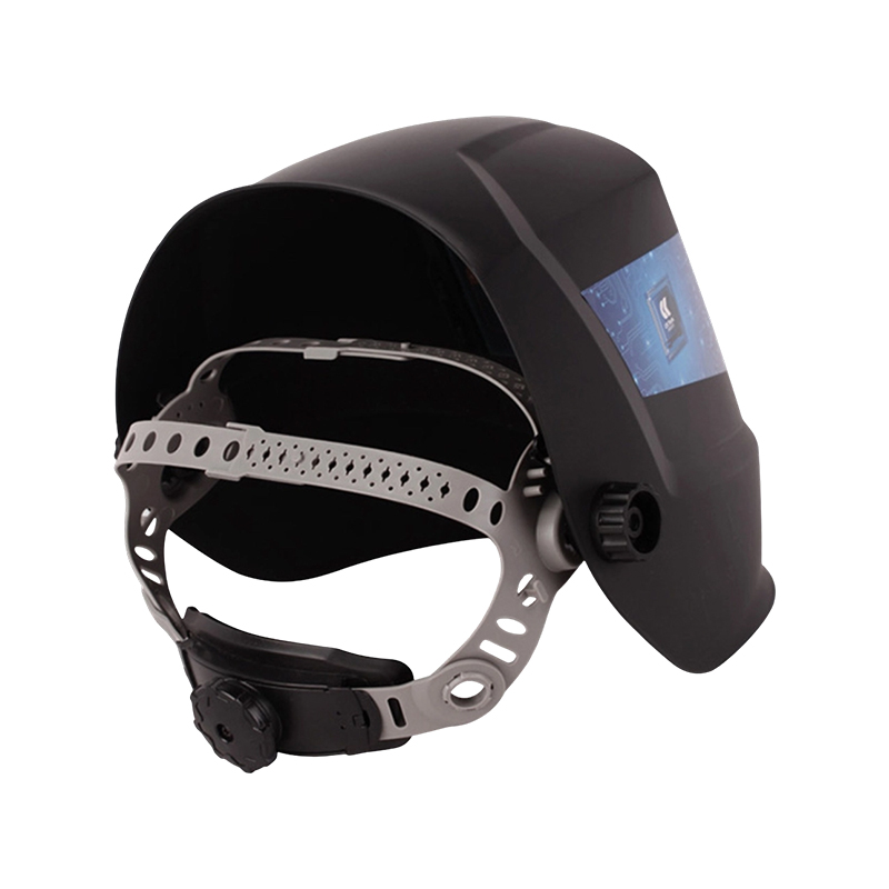 Casque de soudage à obscurcissement automatique True Color à grande fenêtre