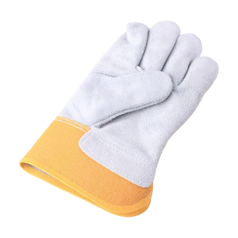 Gants de travail à paume pleine en croûte de cuir de vache