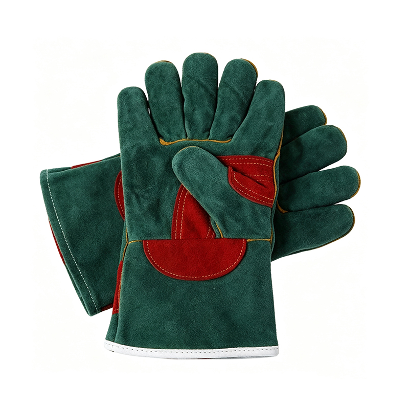 Gants de soudage en cuir de vache de qualité AB de qualité supérieure