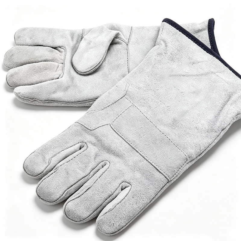 Gants de soudage en cuir de vache de couleur primaire