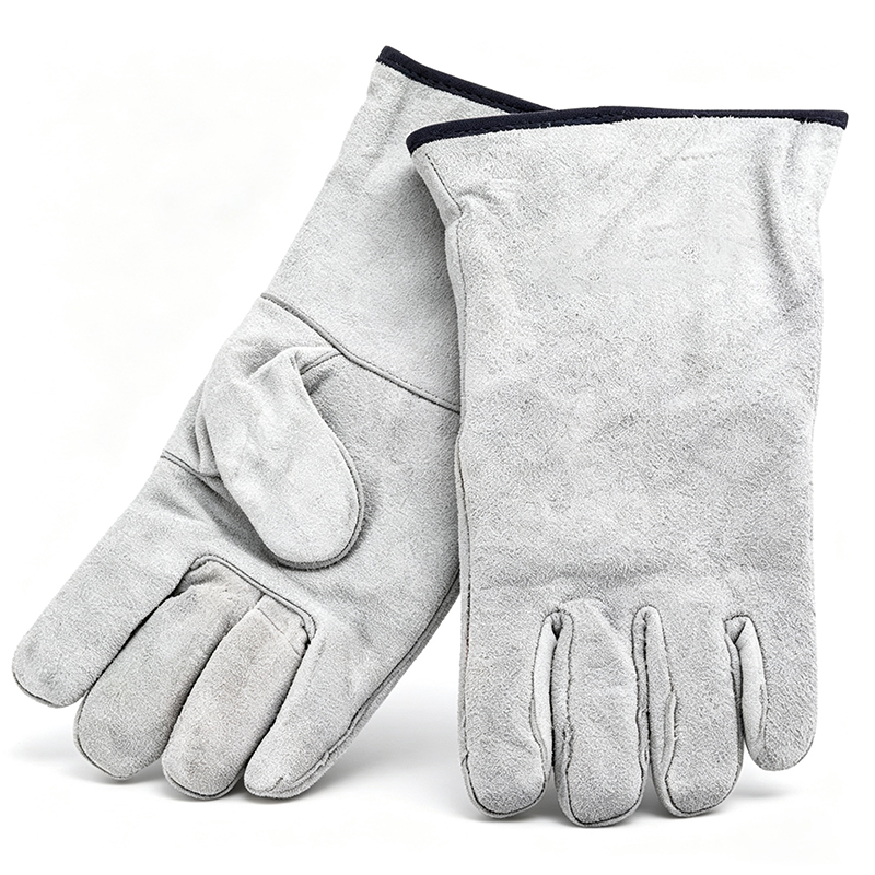 Gants de soudage en cuir de vache de couleur primaire