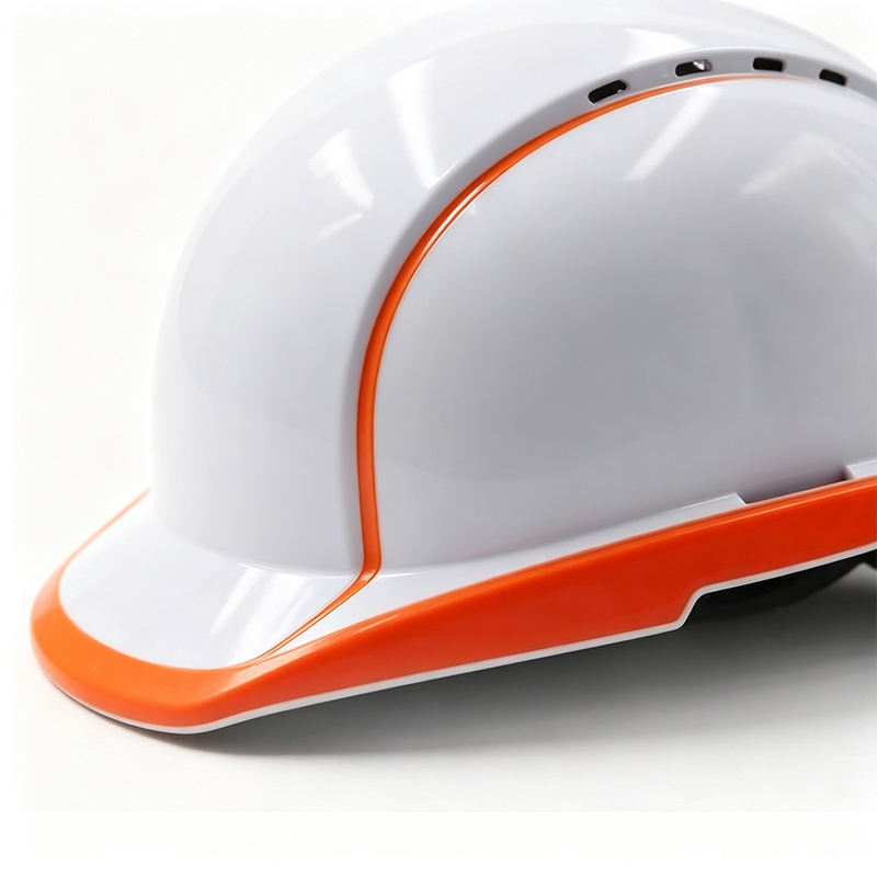 Casque de sécurité industriel fluorescent haute visibilité