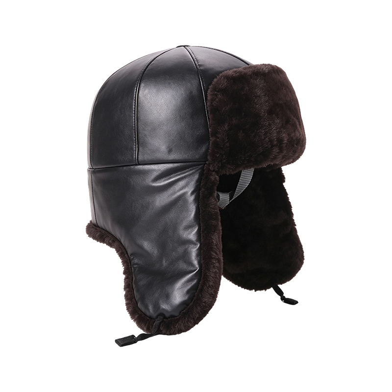 Casque de sécurité résistant au froid avec doublure en véritable laine et cachemire