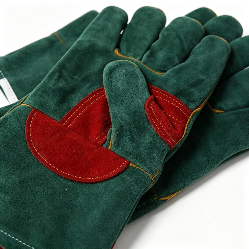 Gants de soudage en cuir de vache de qualité AB de qualité supérieure