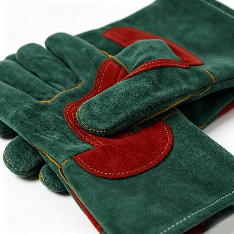 Gants de soudage en cuir de vache de qualité AB de qualité supérieure