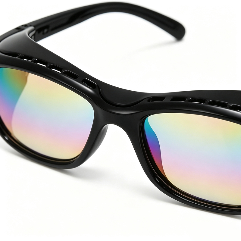 Lunettes de sécurité (verres aux couleurs magnifiques)