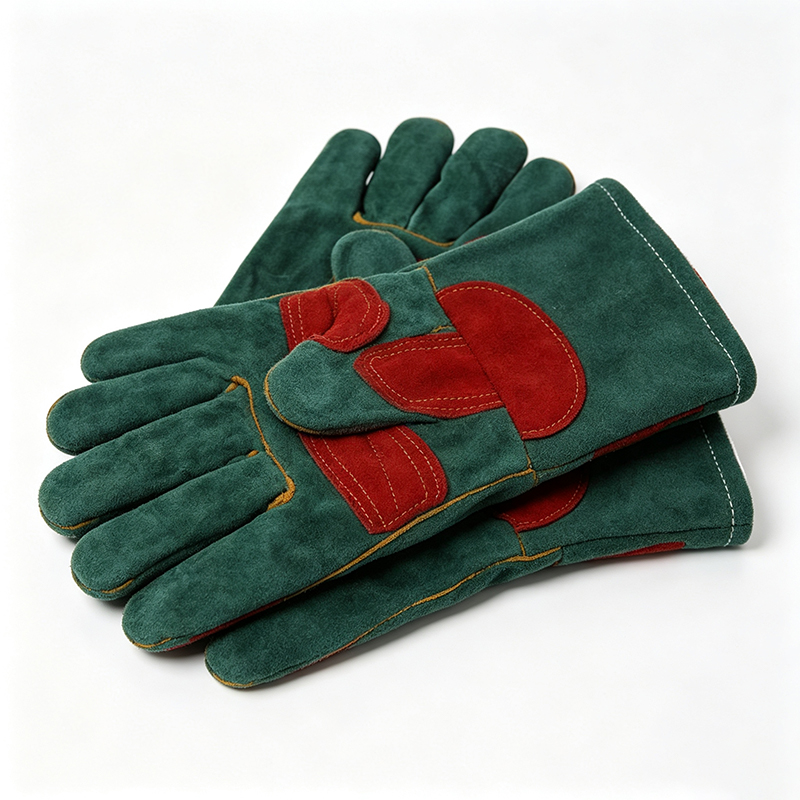 Gants de soudage en cuir de vache de qualité AB de qualité supérieure