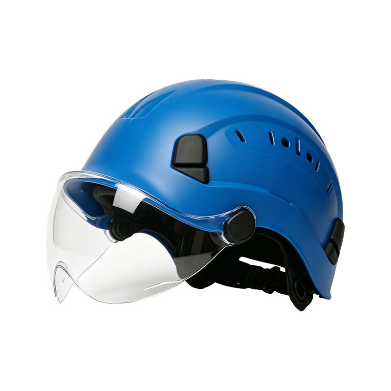 Casque à lunettes avec visière rétractable intégrée