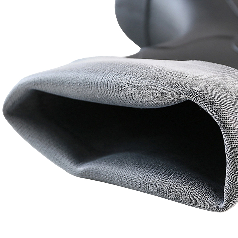 Bottes de pluie noires en PVC à bout en acier givré
