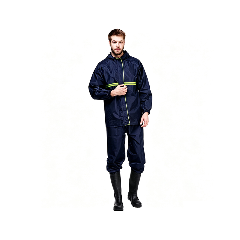 Imperméable réfléchissant monocouche haute visibilité